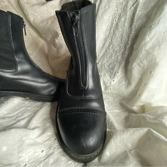 Black Tuffrider front zip women’s paddock boots - Picture 2 of 9